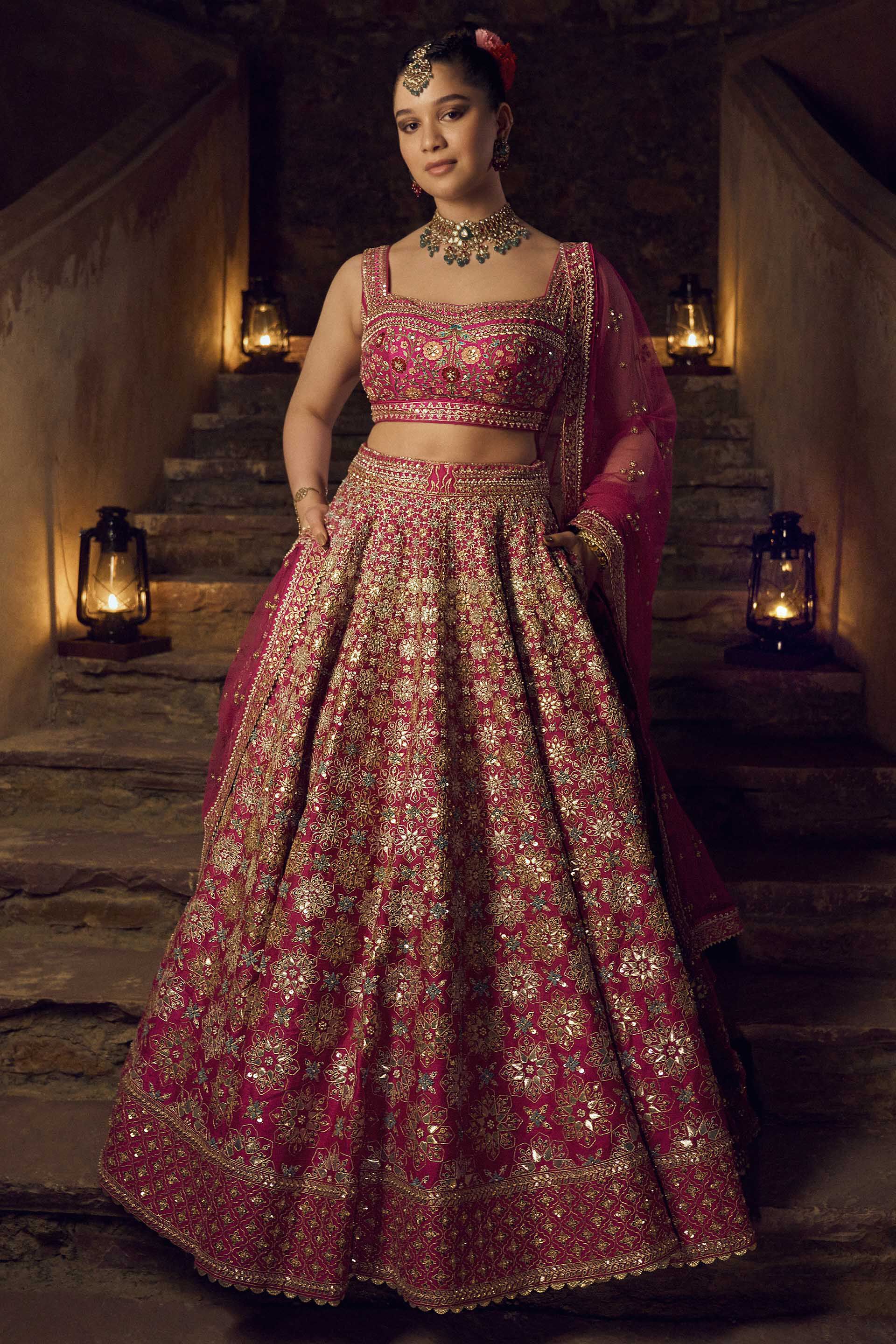 Omera Lehenga - Pink